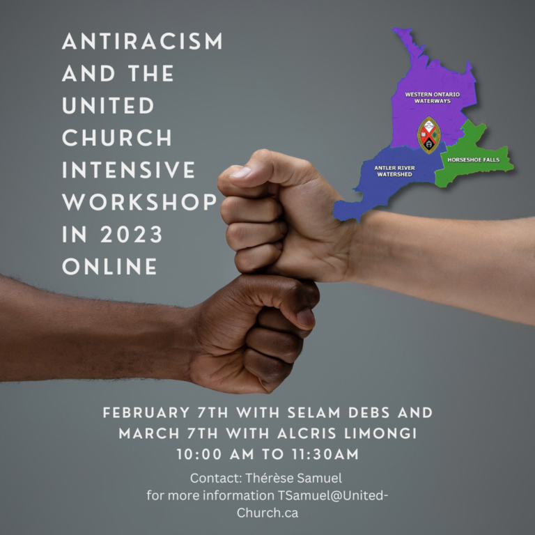 ANTIRACISM and the UNITED CHURCH Intensive Workshop in 2023 (online)