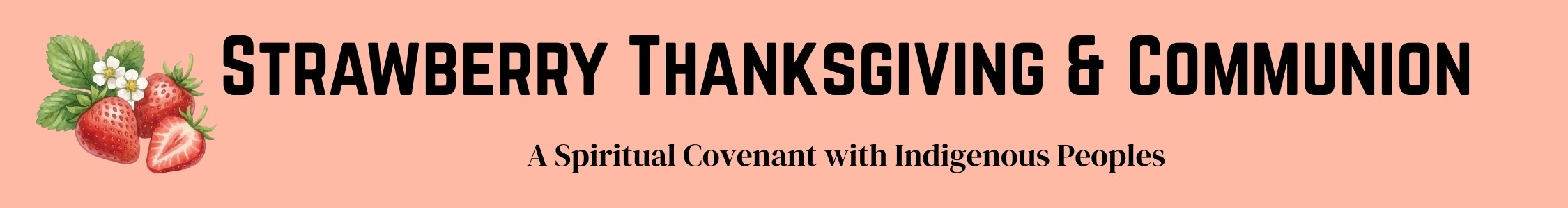 pink background with red strawberries with green leaves